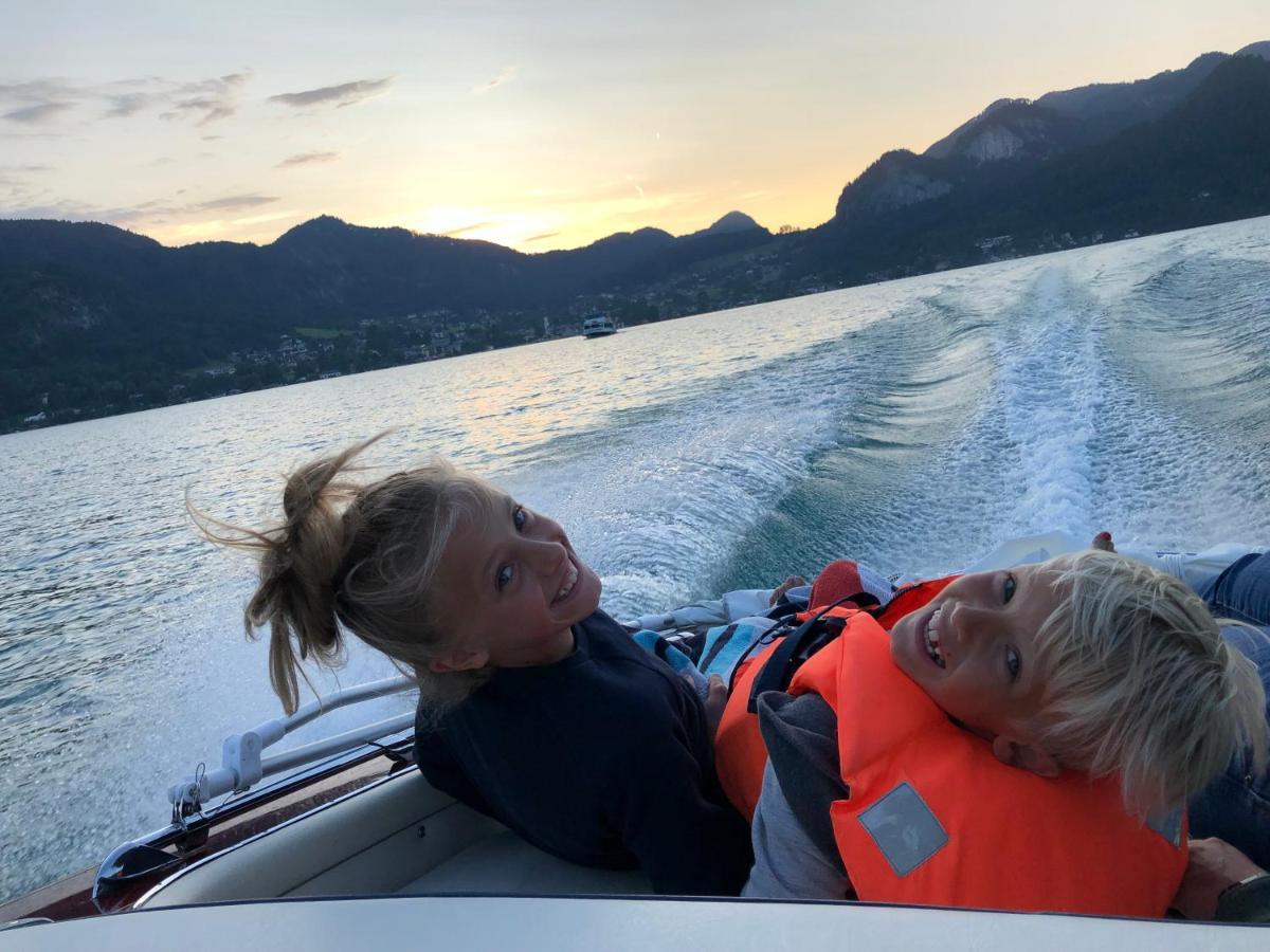Seeblickplatzl 220 - mit Seeblick zum Wolfgangsee Strobl Exterior foto